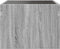 vidaXL - Nachtkastje - met - Infinity - LED - 40x40x30 - cm - grijs - sonoma - eiken