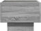 vidaXL - Nachtkastje - met - Infinity - LED - 40x40x30 - cm - grijs - sonoma - eiken
