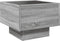 vidaXL - Nachtkastje - met - Infinity - LED - 40x40x30 - cm - grijs - sonoma - eiken