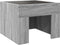 vidaXL - Nachtkastje - met - Infinity - LED - 40x40x30 - cm - grijs - sonoma - eiken