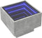 vidaXL - Nachtkastje - met - Infinity - LED - 40x40x30 - cm - betongrijs