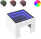 vidaXL - Nachtkastje - met - Infinity - LED - 40x40x30 - cm - wit