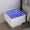 vidaXL - Nachtkastje - met - Infinity - LED - 40x40x30 - cm - wit