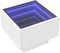 vidaXL - Nachtkastje - met - Infinity - LED - 40x40x30 - cm - wit