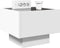 vidaXL - Nachtkastje - met - Infinity - LED - 40x40x30 - cm - wit