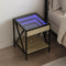vidaXL - Nachtkastje - met - Infinity - LED - 40x40x49 - cm - sonoma - eikenkleurig