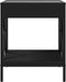 vidaXL - Nachtkastje - met - Infinity - LED - 40x40x49 - cm - zwart