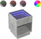 vidaXL - Nachtkastje - met - Infinity - LED - 40x40x50 - cm - betongrijs