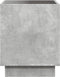 vidaXL - Nachtkastje - met - Infinity - LED - 40x40x50 - cm - betongrijs