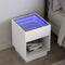 vidaXL - Nachtkastje - met - Infinity - LED - 40x40x50 - cm - wit
