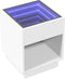 vidaXL - Nachtkastje - met - Infinity - LED - 40x40x50 - cm - wit