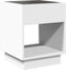 vidaXL - Nachtkastje - met - Infinity - LED - 40x40x50 - cm - wit