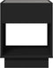 vidaXL - Nachtkastje - met - Infinity - LED - 40x40x50 - cm - zwart