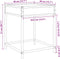 vidaXL - Nachtkastje - met - Infinity - LED - 40x40x51 - cm - grijs - sonoma - eiken