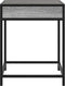 vidaXL - Nachtkastje - met - Infinity - LED - 40x40x51 - cm - grijs - sonoma - eiken