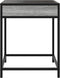 vidaXL - Nachtkastje - met - Infinity - LED - 40x40x51 - cm - grijs - sonoma - eiken