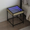 vidaXL - Nachtkastje - met - Infinity - LED - 40x40x51 - cm - sonoma - eikenkleurig