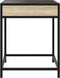 vidaXL - Nachtkastje - met - Infinity - LED - 40x40x51 - cm - sonoma - eikenkleurig