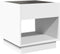 vidaXL - Nachtkastje - met - Infinity - LED - 50x50x50 - cm - wit