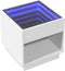 vidaXL - Nachtkastje - met - Infinity - LED - 50x50x50 - cm - wit
