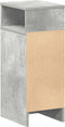 vidaXL - Nachtkastje - met - lade - 25x31x66 - cm - betongrijs