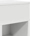vidaXL - Nachtkastje - met - lade - 25x31x66 - cm - wit
