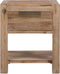 vidaXL - Nachtkastje - met - lade - 40x30x48 - cm - massief - acaciahout