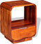 vidaXL - Nachtkastje - met - lade - 40x30x50 - cm - massief - sheeshamhout