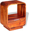 vidaXL - Nachtkastje - met - lade - 40x30x50 - cm - massief - sheeshamhout