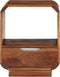 vidaXL - Nachtkastje - met - lade - 40x30x50 - cm - massief - sheeshamhout