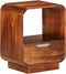 vidaXL - Nachtkastje - met - lade - 40x30x50 - cm - massief - sheeshamhout