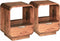 vidaXL - Nachtkastje - met - lade - 40x30x50 - cm - massief - sheeshamhout