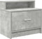 vidaXL - Nachtkastje - met - lade - 51x31x47 - cm - betongrijs