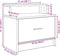 vidaXL - Nachtkastje - met - lade - 51x31x47 - cm - sonoma - eikenkleurig