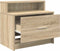 vidaXL - Nachtkastje - met - lade - 51x31x47 - cm - sonoma - eikenkleurig