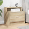 vidaXL - Nachtkastje - met - lade - 51x31x47 - cm - sonoma - eikenkleurig