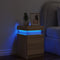 vidaXL - Nachtkastje - met - LED-verlichting - 35x39x55 - cm - sonoma - eikenkleurig