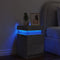vidaXL - Nachtkastje - met - LED-verlichting - 35x39x55 - cm - betongrijs