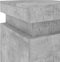 vidaXL - Nachtkastje - met - LED-verlichting - 35x39x55 - cm - betongrijs