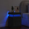 vidaXL - Nachtkastje - met - LED-verlichting - 35x39x55 - cm - zwart