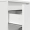vidaXL - Nachtkastje - met - LED-verlichting - 38x34x65 - cm - wit