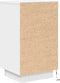 vidaXL - Nachtkastje - met - LED-verlichting - 38x34x65 - cm - wit