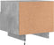 vidaXL - Nachtkastje - met - LED-verlichting - 40x39x37 - cm - betongrijs