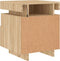 vidaXL - Nachtkastje - met - LED-verlichting - 40x39x48,5 - cm - sonoma - eikenkleur