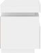 vidaXL - Nachtkastje - met - LED-verlichting - 40x39x48,5 - cm - wit