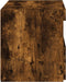 vidaXL - Nachtkastje - met - LED-verlichting - 50x40x45 - cm - gerookt - eikenkleur