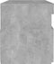 vidaXL - Nachtkastje - met - LED-verlichting - 60x35x40 - cm - betongrijs