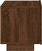 vidaXL - Nachtkastje - met - LED-verlichting - 70x36x40,5 - cm - bruin - eikenkleur