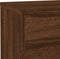 vidaXL - Nachtkastje - met - LED-verlichting - 70x36x40,5 - cm - bruin - eikenkleur