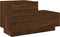 vidaXL - Nachtkastje - met - LED-verlichting - 70x36x40,5 - cm - bruin - eikenkleur